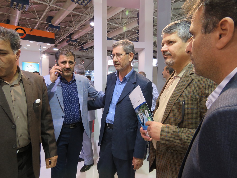 بازدید مهندس نظرپور مدیرعامل شرکت آب و فاضلاب شیراز و هیئت همراه در دوازدهمین نمایشگاه صنعت آب و تأسیسات تهران-